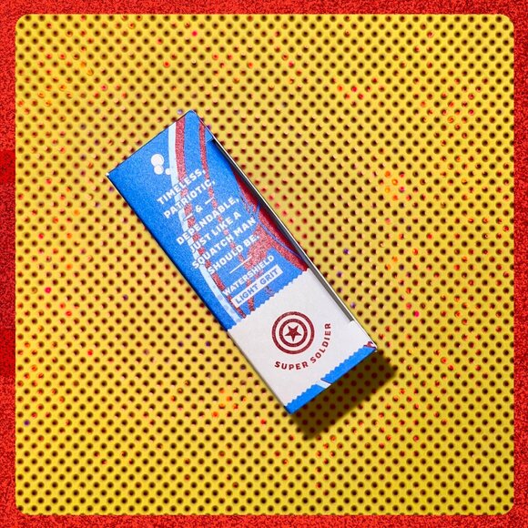 ⭐ NWT Dr. Squatch x Marvel Captain America "Liberty Lather" Natural Bar Soap NIB - Picture 5 of 6